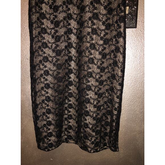 LK Bennett Cocktail Prom New Years Eve Floral Lace Surplice Sleeveless Dress - Picture 4 of 12